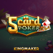 5 Card Poker cards game icon